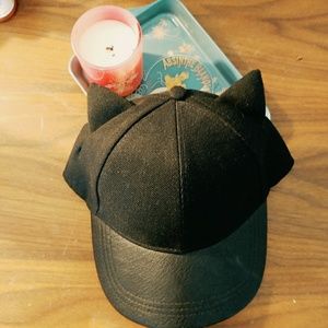 Cat eared cap